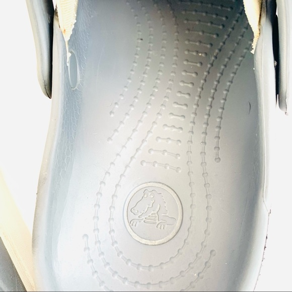 Croc Citilane Kids Clog Gray Unisex Girls Size 5 Boys Size 3 Good Condition - Picture 8 of 11